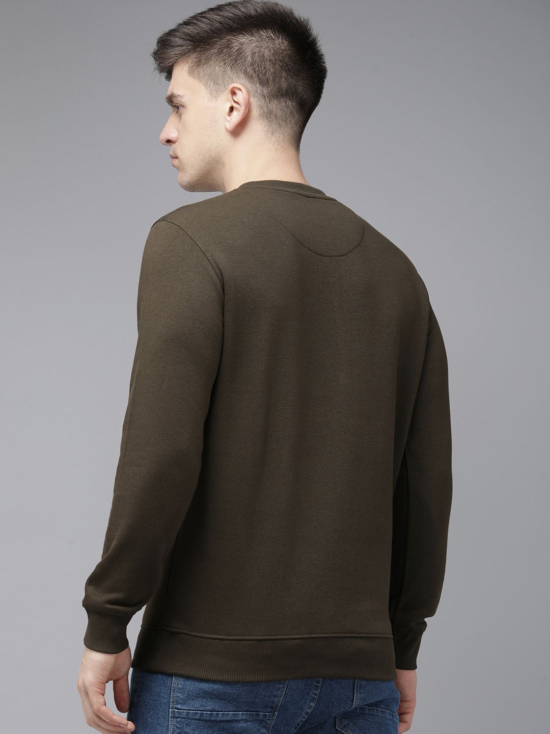 SPYKAR Brand Logo Printed Pullover Sweatshirt