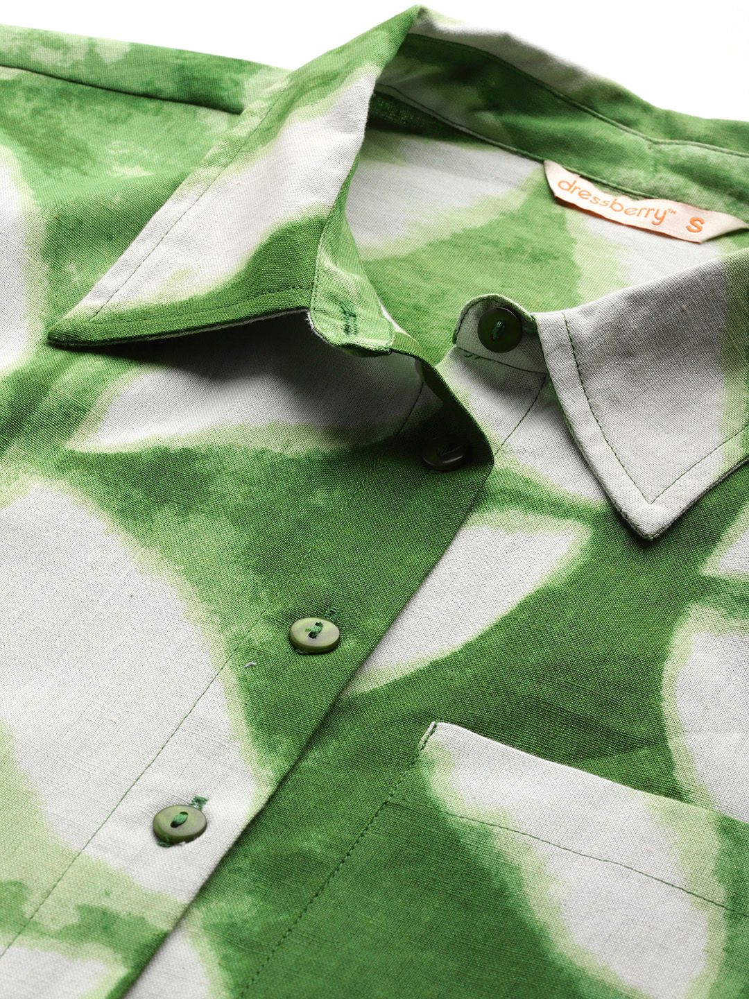 DressBerry Women Printed Pure Cotton Casual Shirt