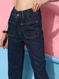 STREET 9 Women Blue Urban Tapered Fit Jeans