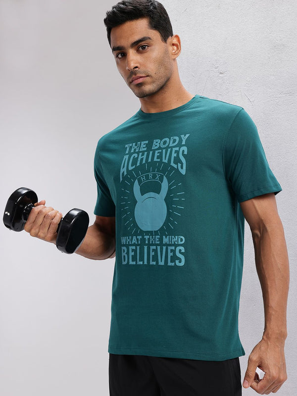 HRX by Hrithik Roshan Typography Printed Lifestyle T-shirt