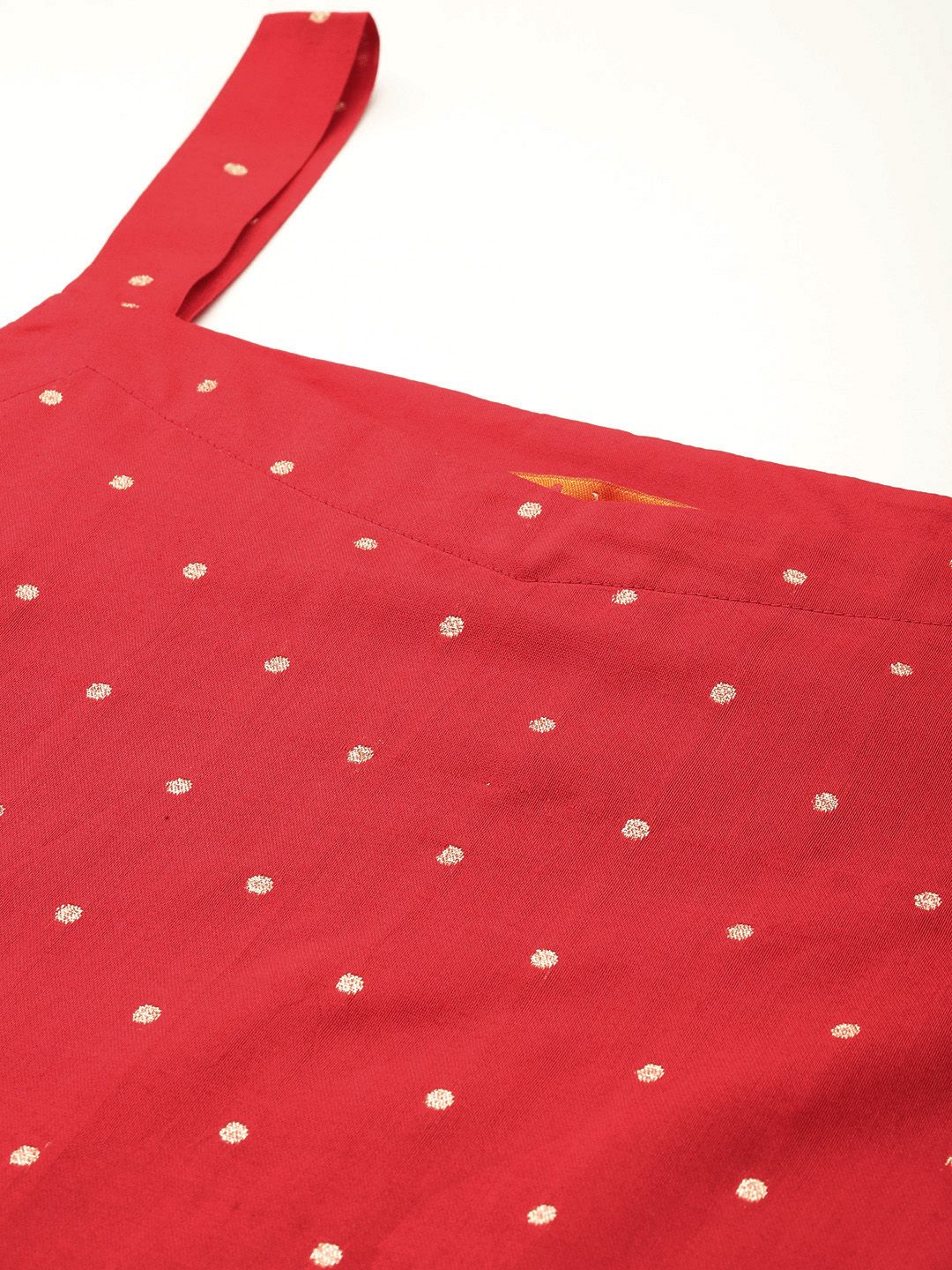 Indo Era Zari Chanderi Silk Kurta With Trousers & Dupatta