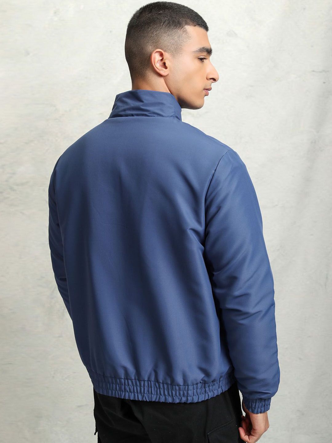 HIGHLANDER Men Sporty Jacket with Patchwork