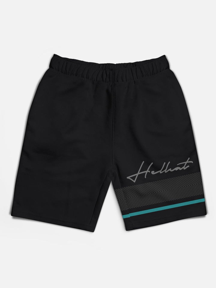 HELLCAT Boys Green Sports Shorts