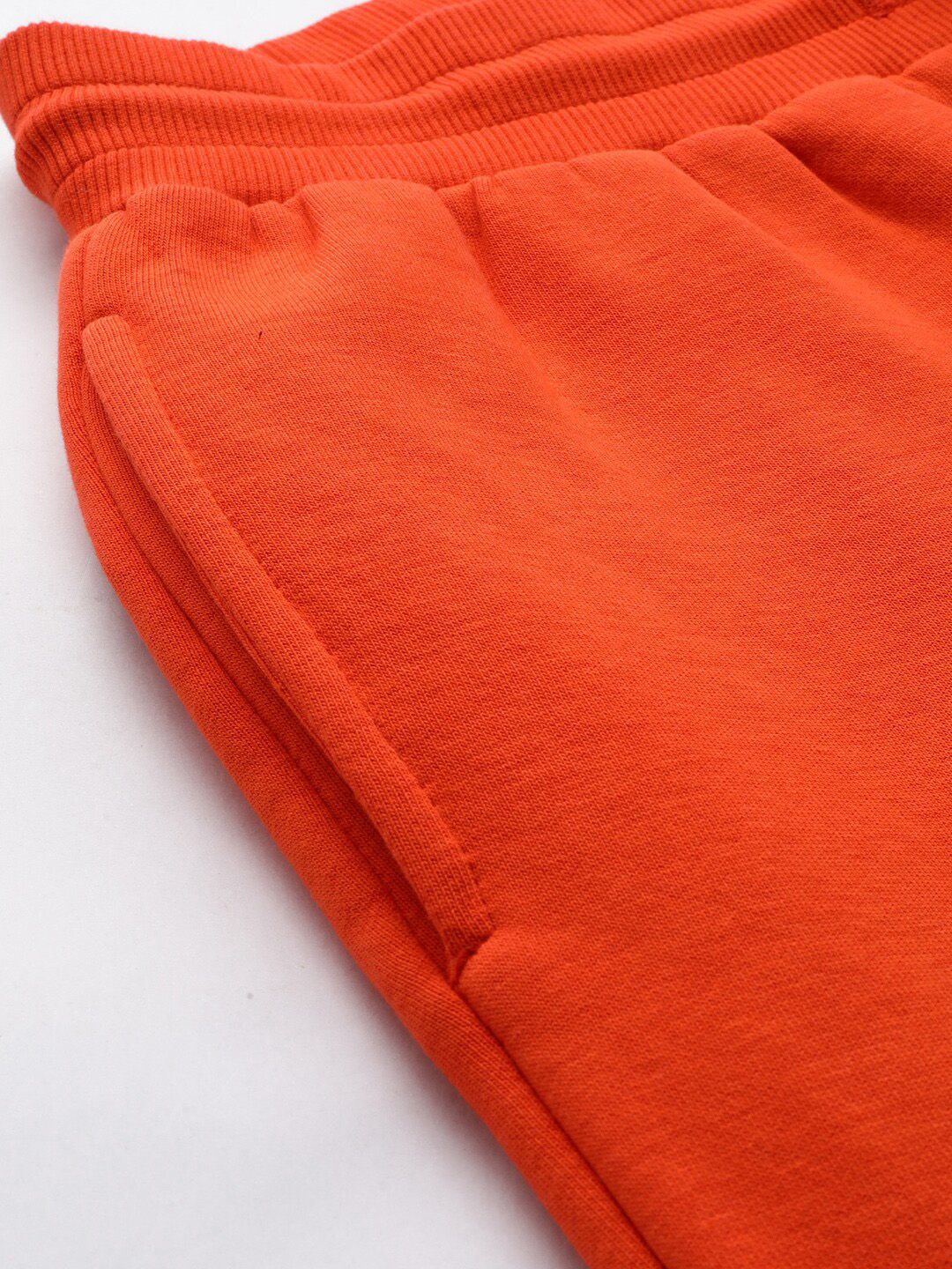 STREET 9 Women Orange & Black Regular Fit Printed Cargos