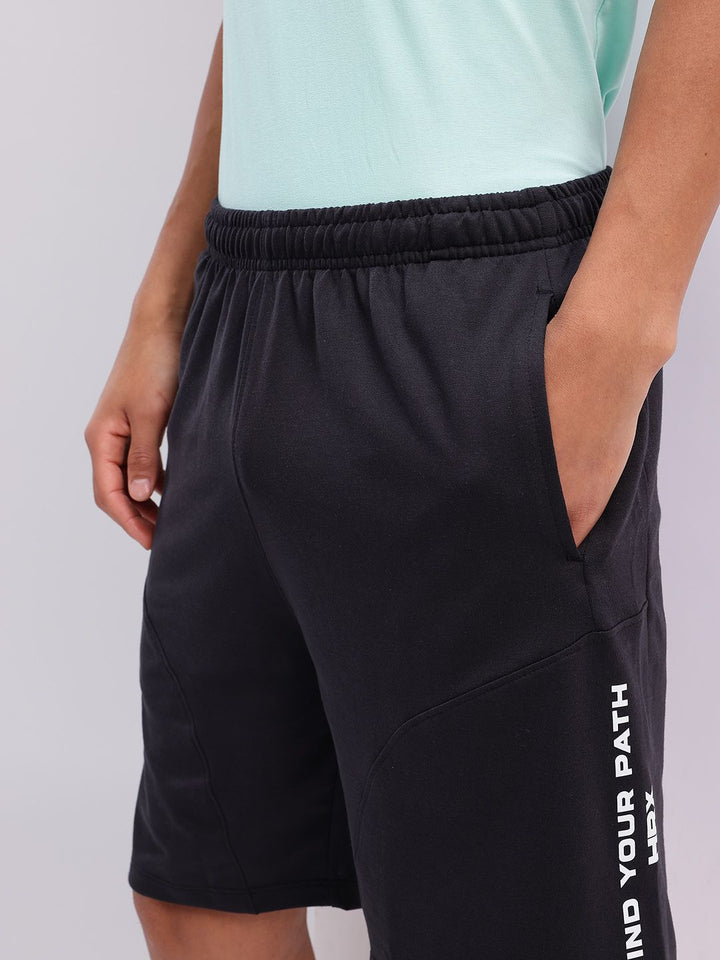 HRX by Hrithik Roshan Men Printed Detail Yoga Shorts