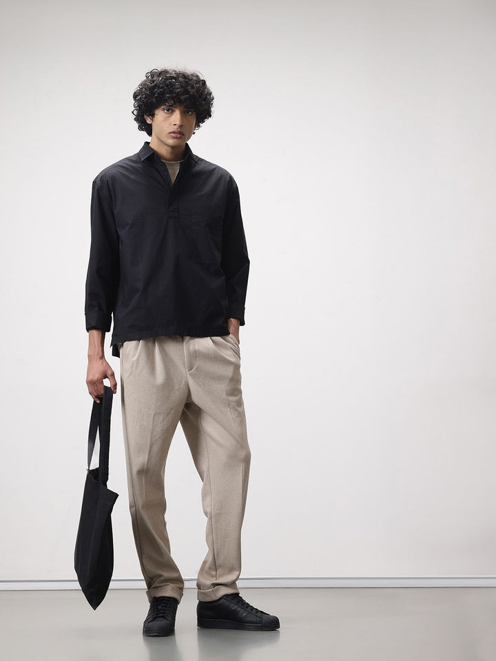 ether Pure Cotton Longline Casual Shirt