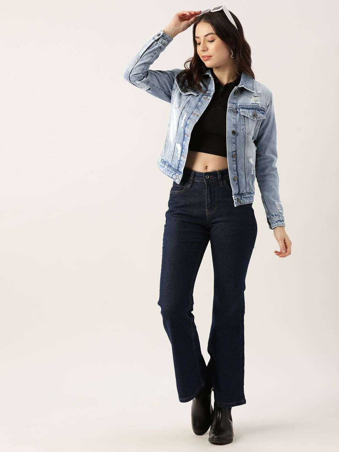 Monte Carlo Distressed Denim Jacket