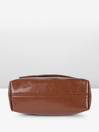 DressBerry Structured Shoulder Bag with Bow Detail