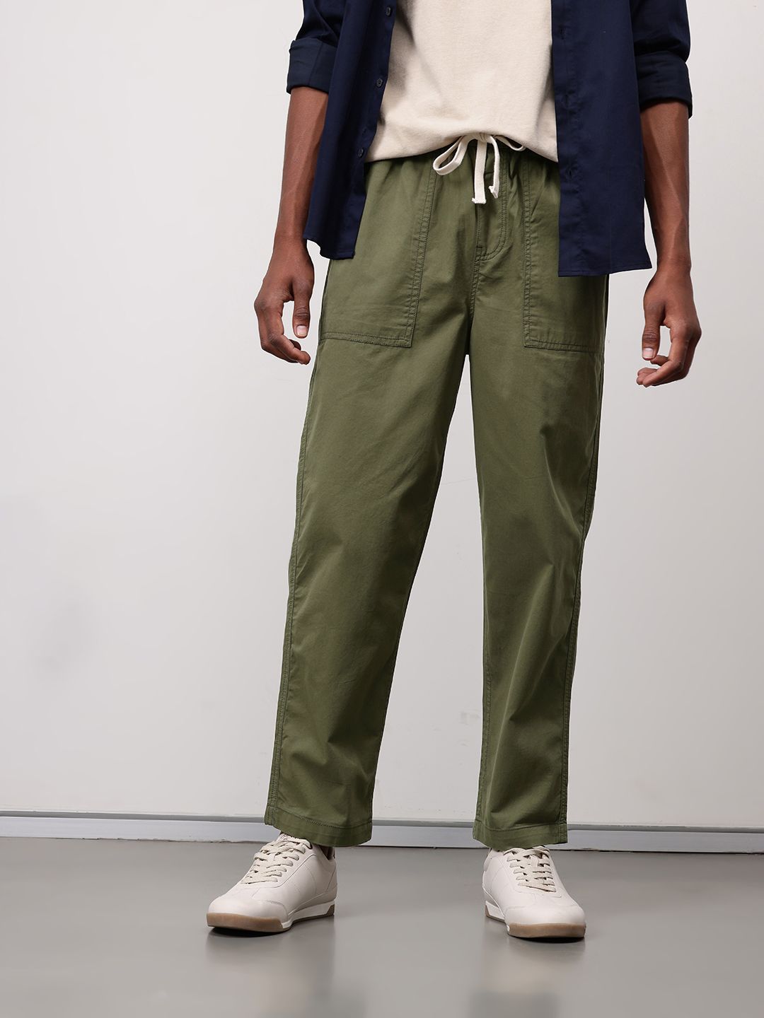 ether Men Regular Fit Trousers