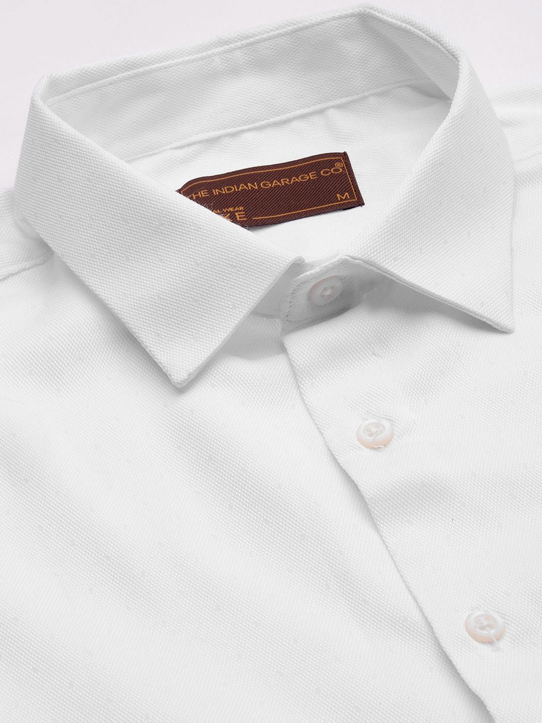 The Indian Garage Co. X Luxe Men Slim Fit Opaque Formal Shirt