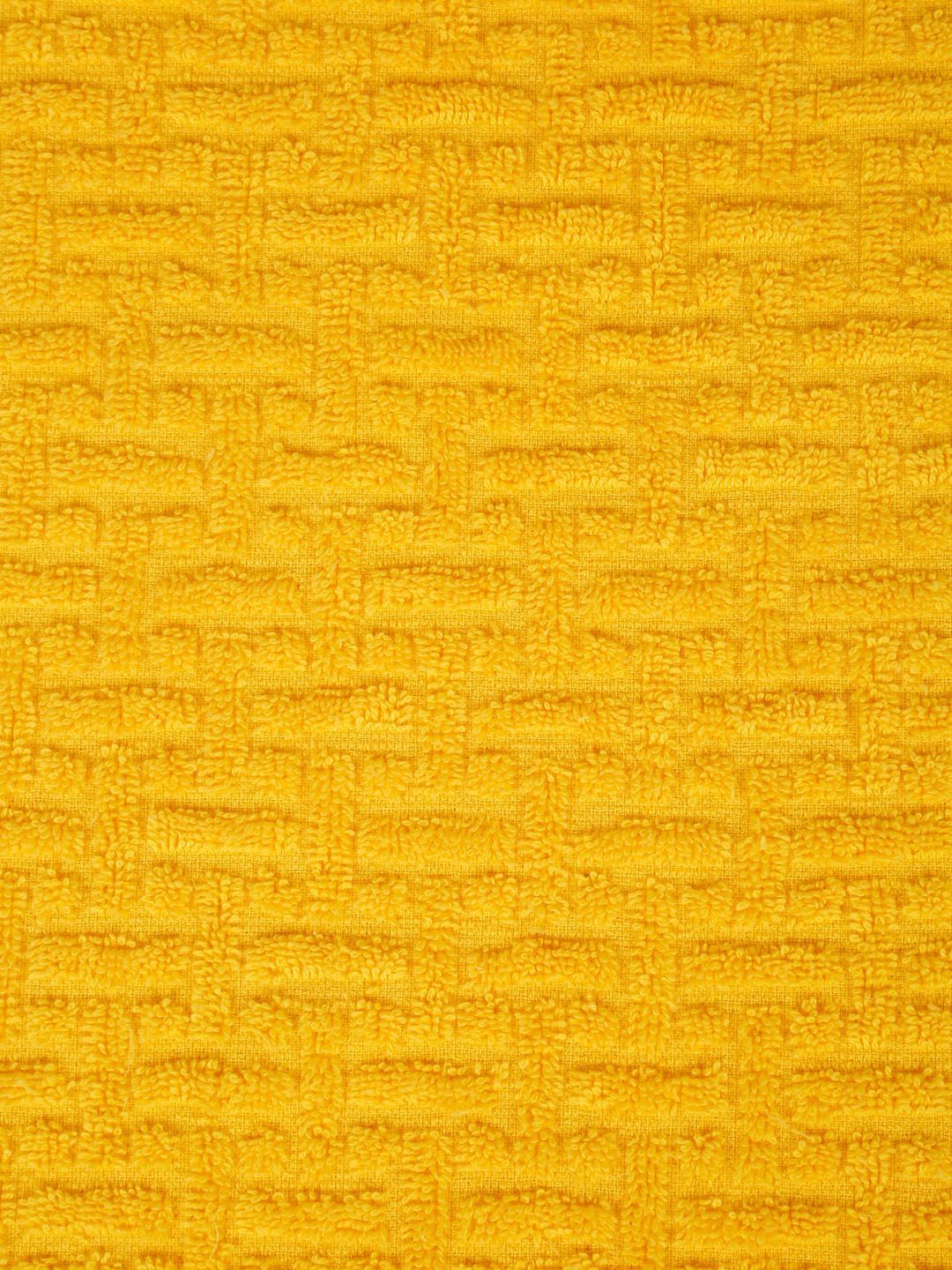 Cortina  Blue & Yellow 2 Pieces Jacquard Super Absorbency 480 GSM Bath Towels