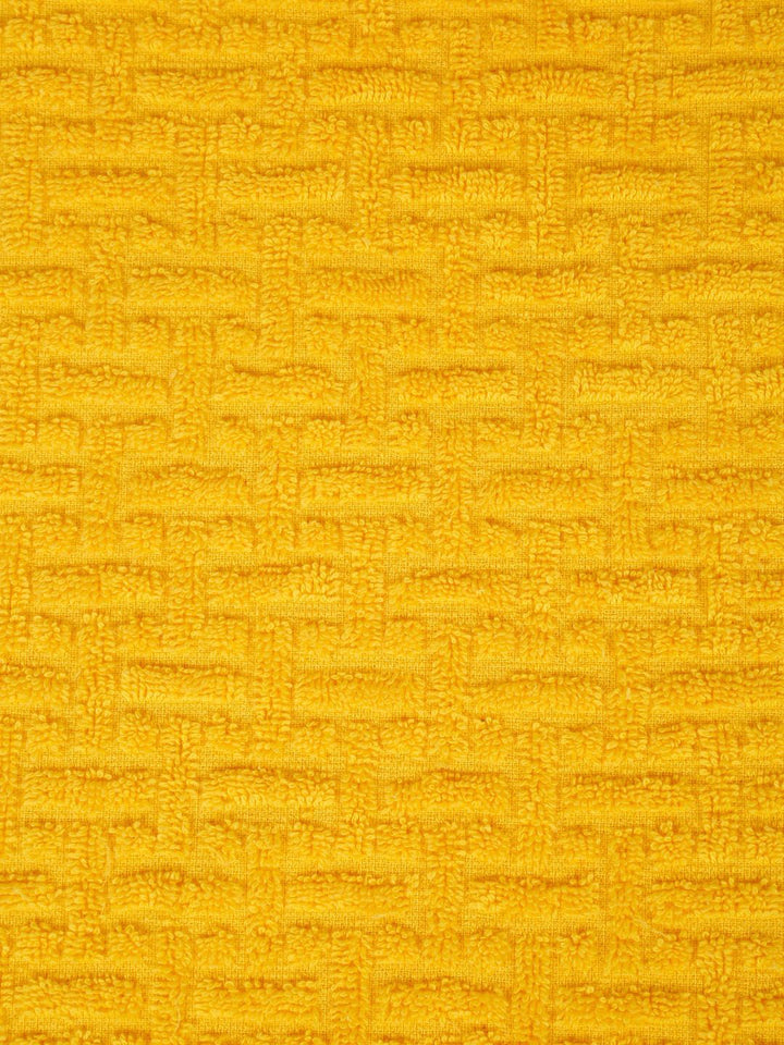 Cortina  Blue & Yellow 2 Pieces Jacquard Super Absorbency 480 GSM Bath Towels