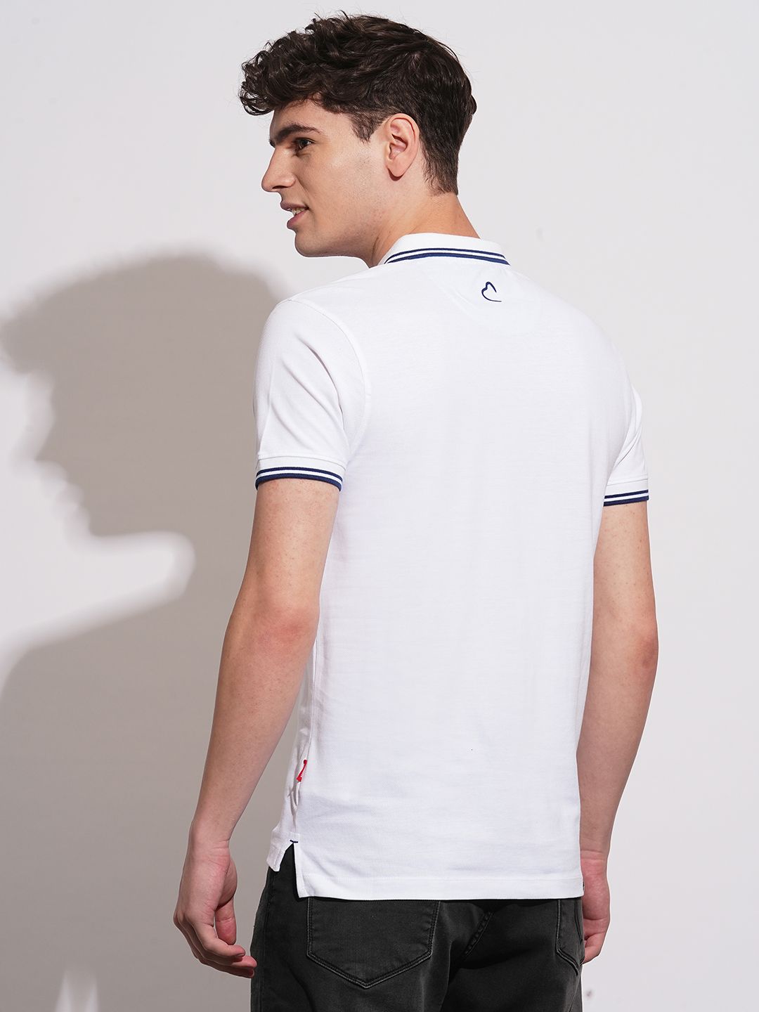 Being Human Polo Collar Pure Cotton T-shirt