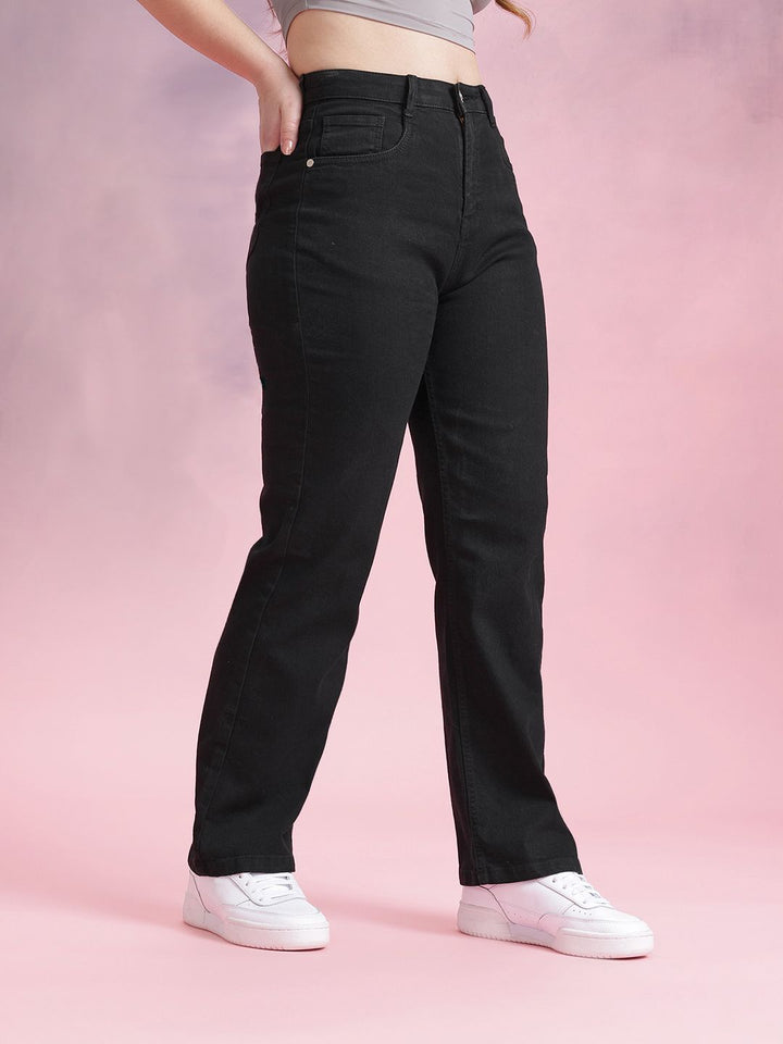 DressBerry Women Straight Fit Stretchable Jeans