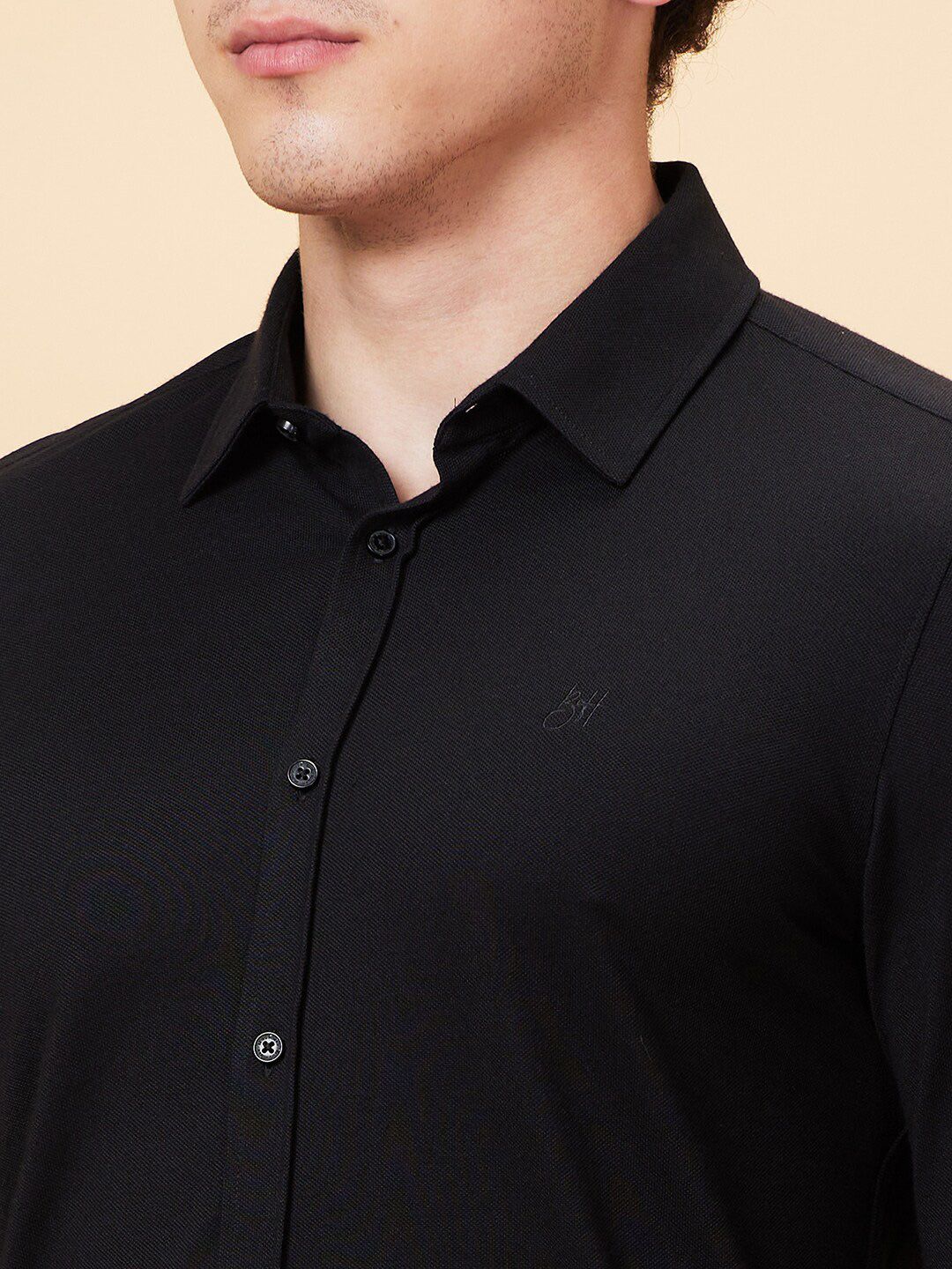 Being Human Spread Collar Slim Fit Casual Shirt