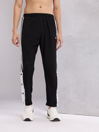 HRX by Hrithik Roshan Men Side Stripe Button Slit Training Track Pants