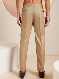 DENNISON Men Smart Tapered Fit Easy Wash Trouser