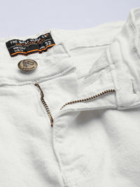 The Indian Garage Co Men White Slim Fit Jeans