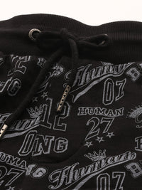 Being Human Men Pure Cotton Typography Printed Regular Shorts