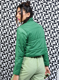 Tokyo Talkies Women Crop Bomber Jacket