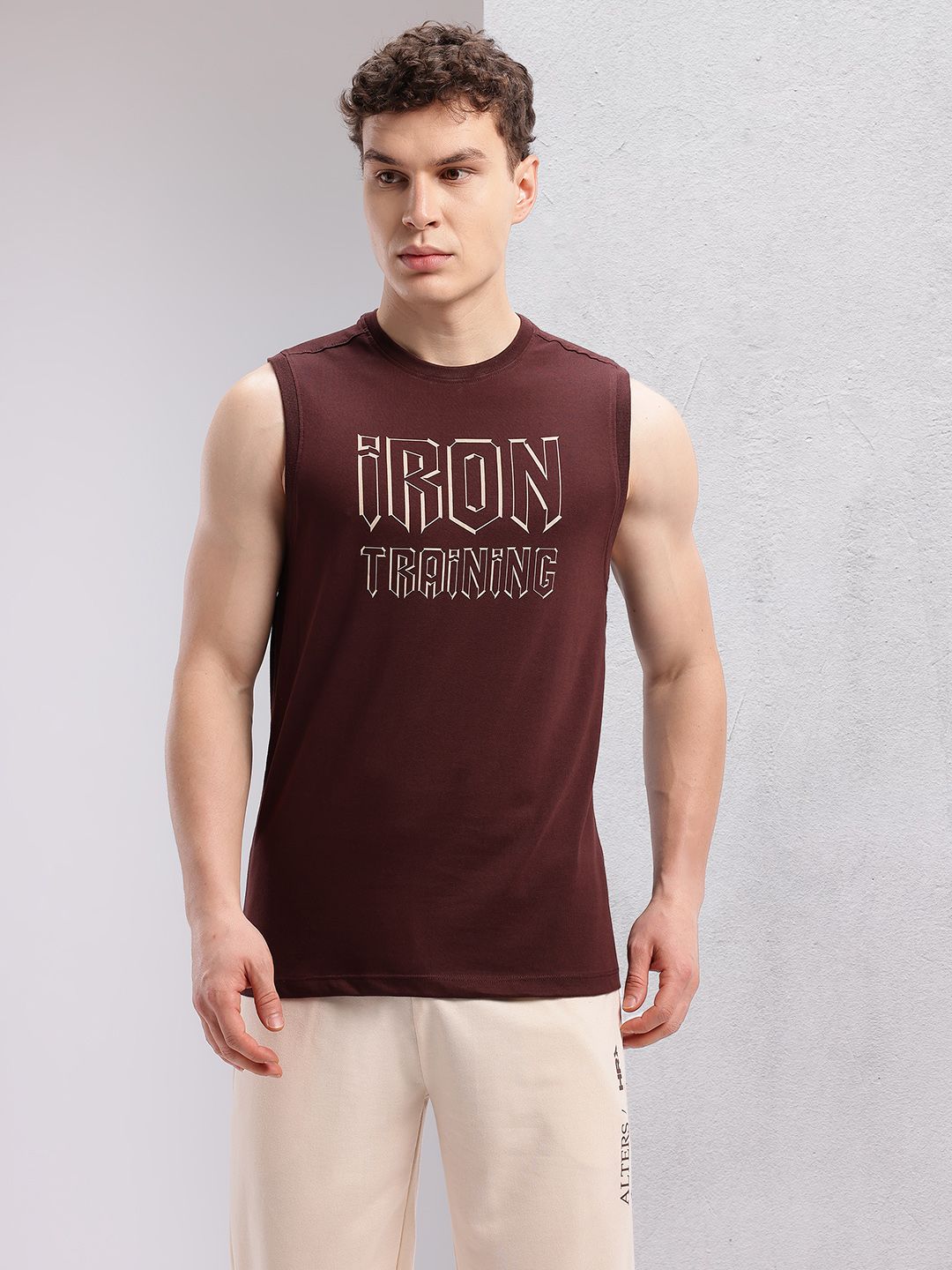 HRX by Hrithik Roshan Men Typography Printed Training T-shirt