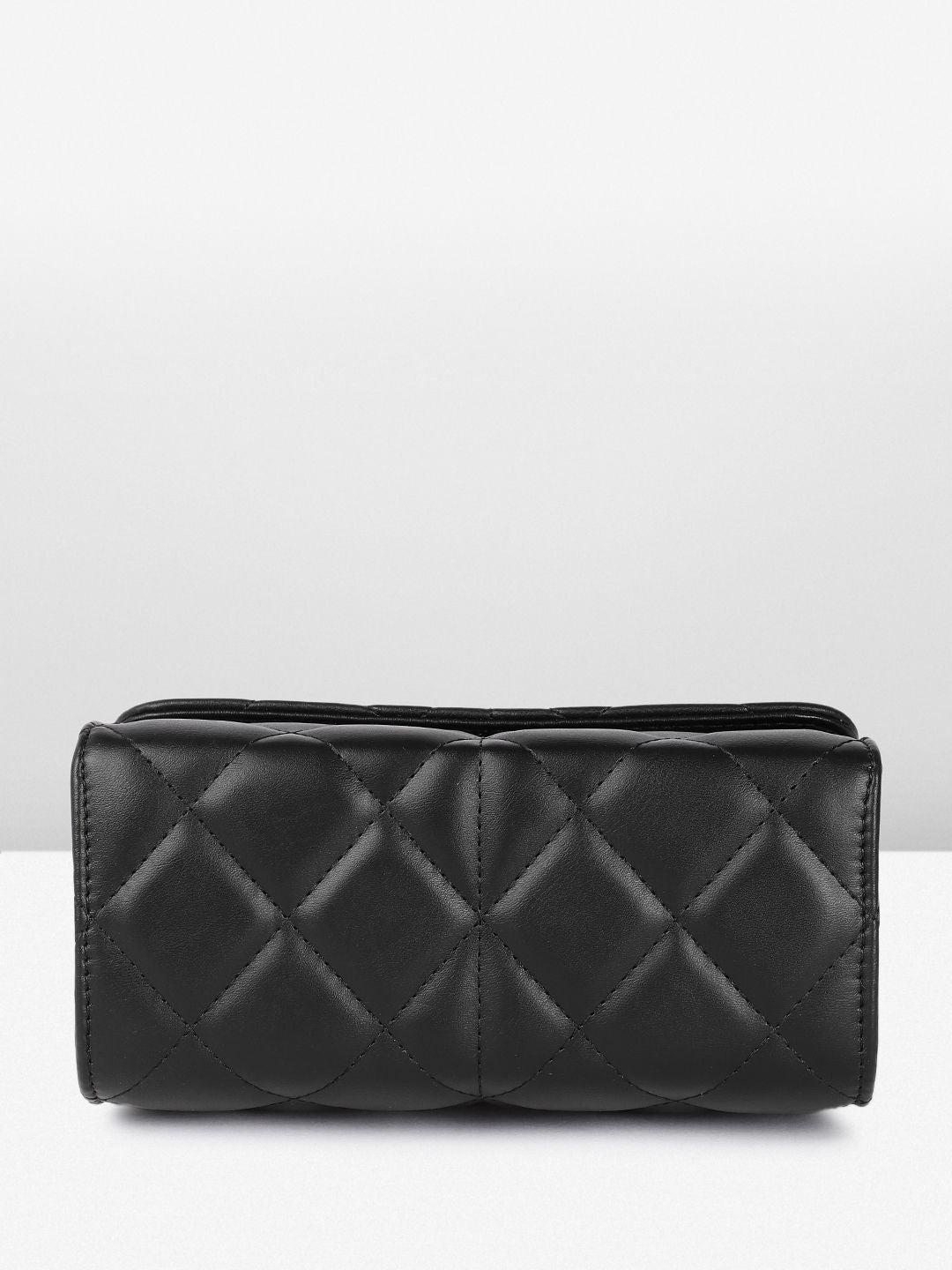 DressBerry Structured Quilted Shoulder Bag