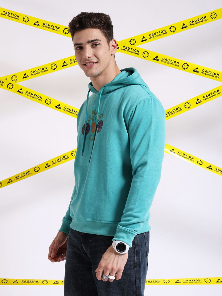 The Indian Garage Co Graphic Printed Hooded Pullover Sweatshirt