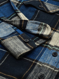 Being Human Checked Drop-Shoulder Sleeves Pure Cotton Casual Shirt