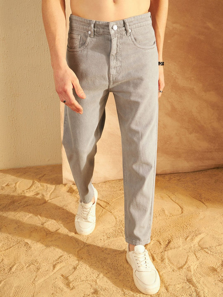 DENNISON Men Comfort Mom Fit Clean Look Cotton Jeans