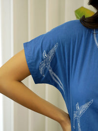 SANSKRUTIHOMES Women Printed Pure Cotton Night suit