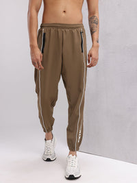 HRX by Hrithik Roshan Men Printed Detail Contrast Piping Training Joggers