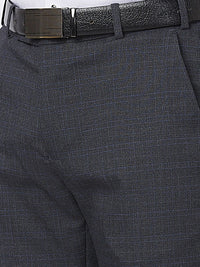 Park Avenue Men Checked Formal Trouser