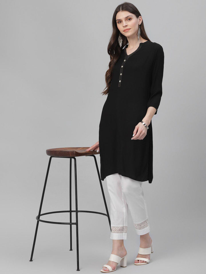 Libas Women White Trousers