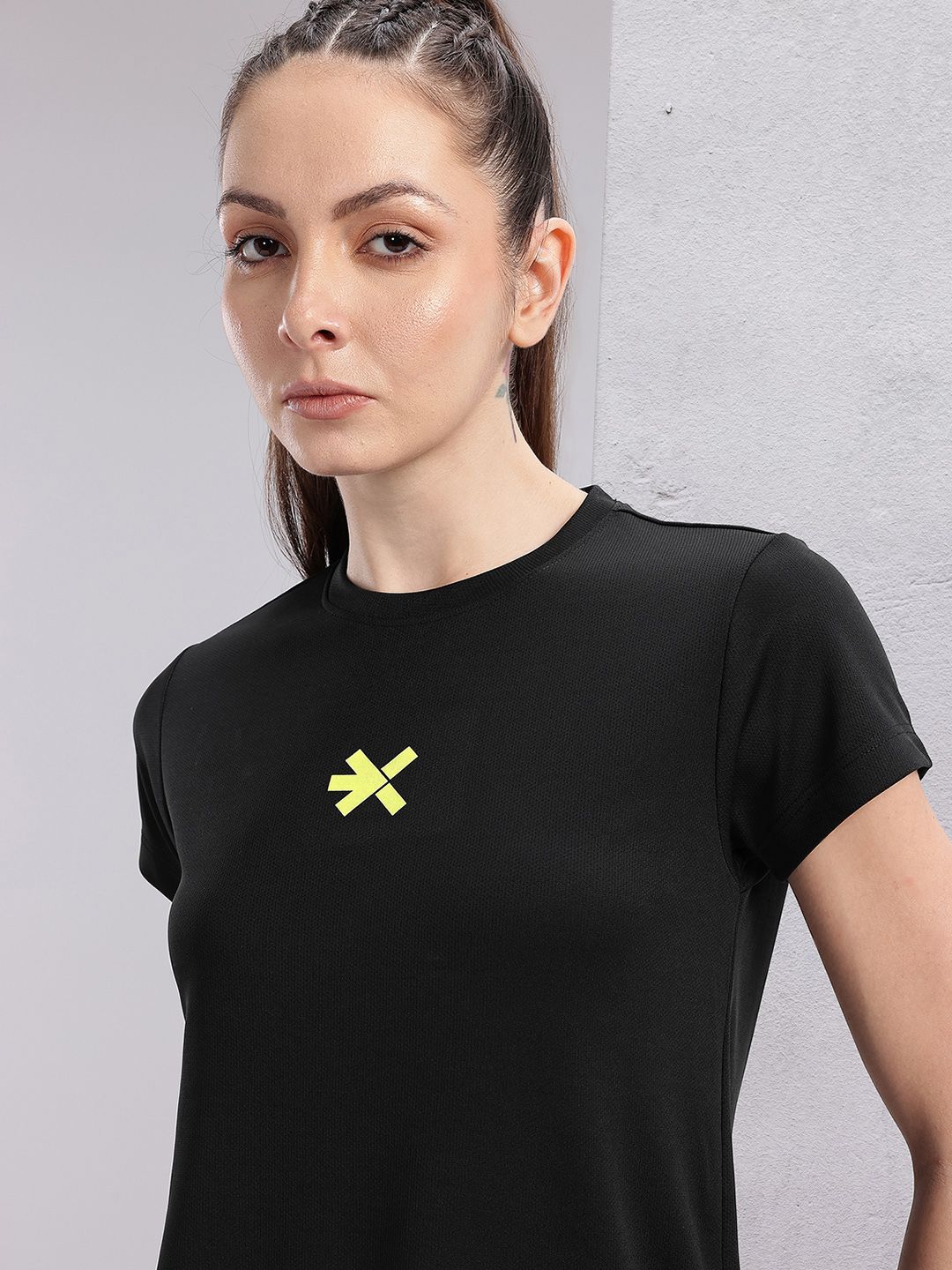 HRX by Hrithik Roshan Couple Collection Typography Printed Rapid-Dry Running T-shirt