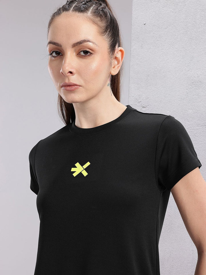 HRX by Hrithik Roshan Couple Collection Typography Printed Rapid-Dry Running T-shirt