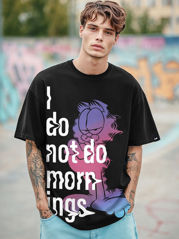Bewakoof Men Pure Cotton & Oversized Printed T-shirt