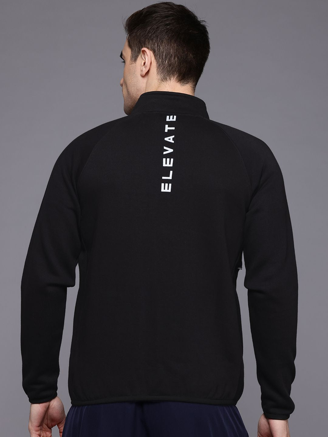 HRX by Hrithik Roshan Mock Collar Raglan Sleeve Training Sweatshirt