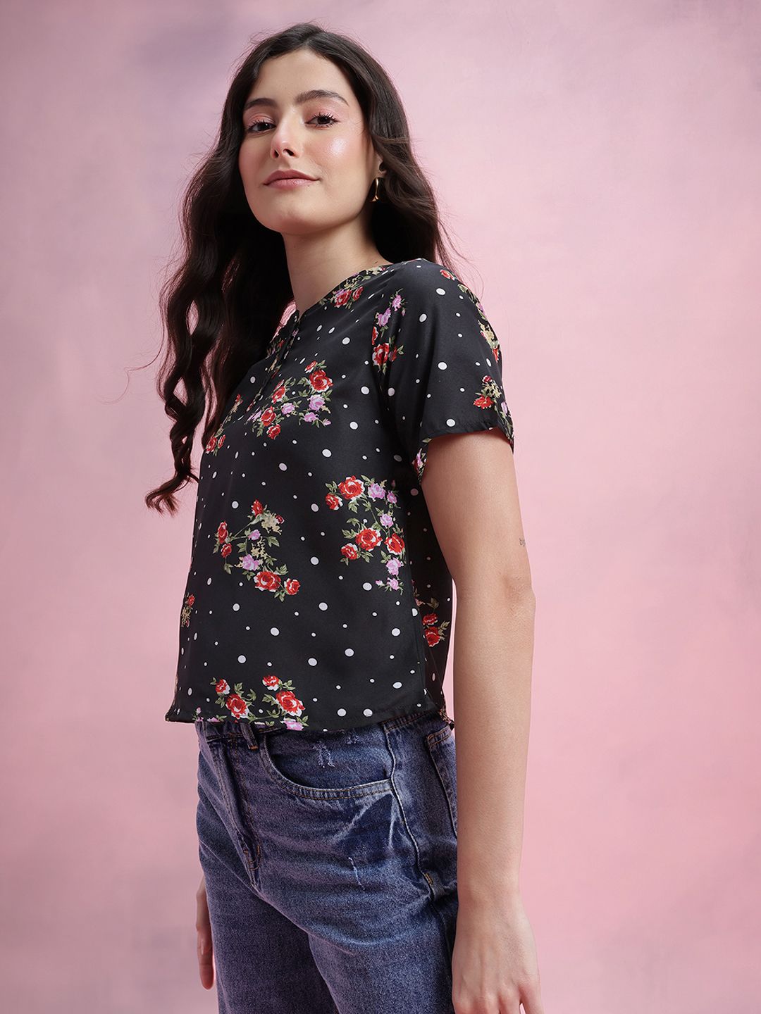 DressBerry Floral Print Top