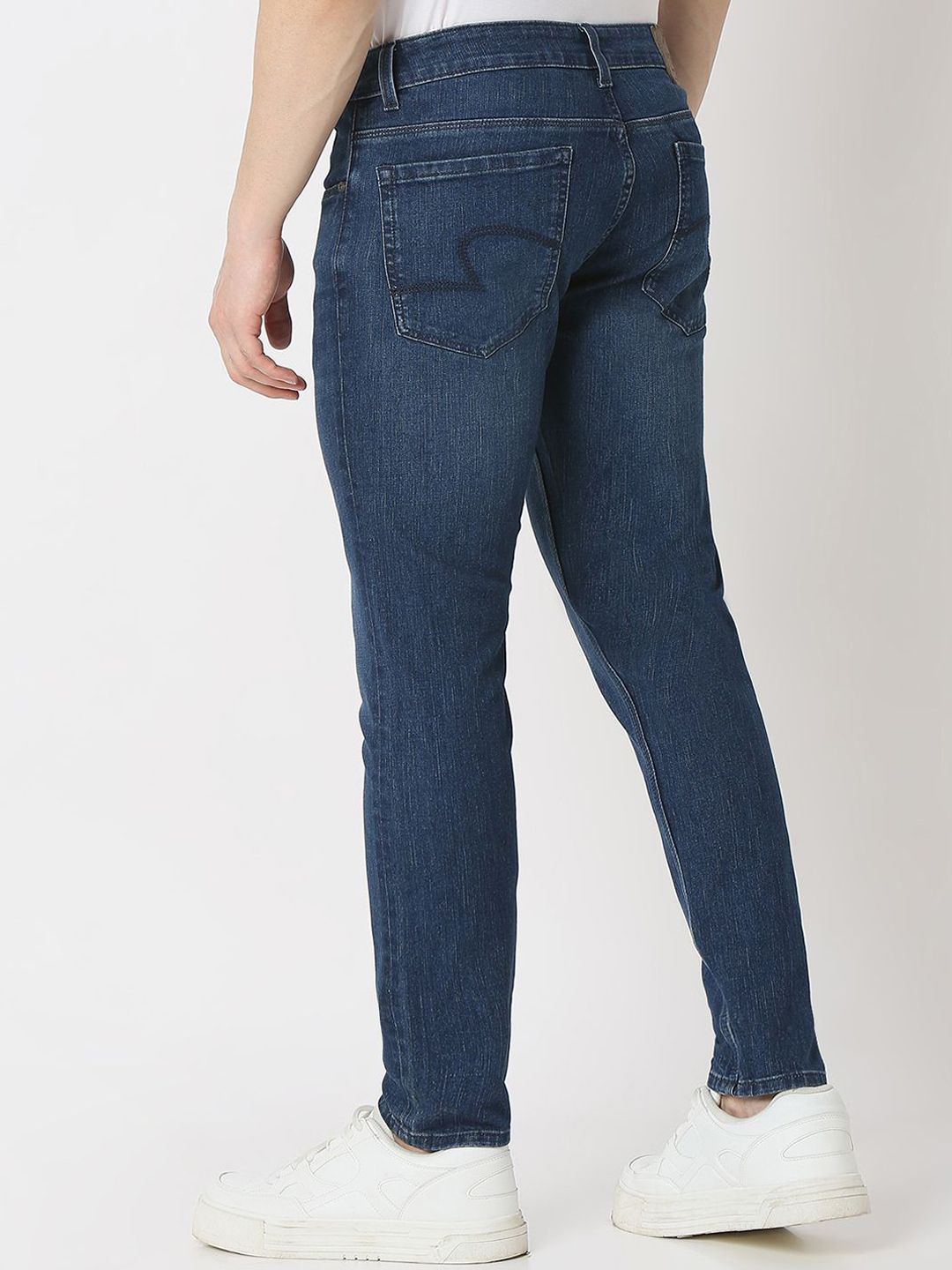 SPYKAR Men Mid-Rise Slim Fit Light Fade Jeans