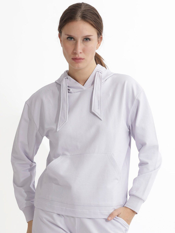 RAREISM Hooded Cotton Pullover Sweatshirt