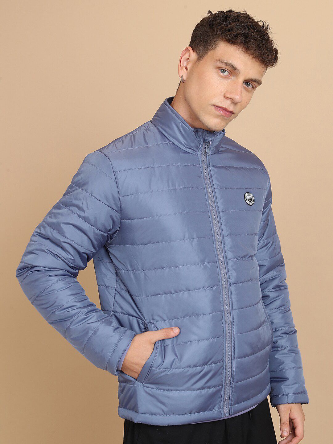 HIGHLANDER Mock Collar Puffer Jacket