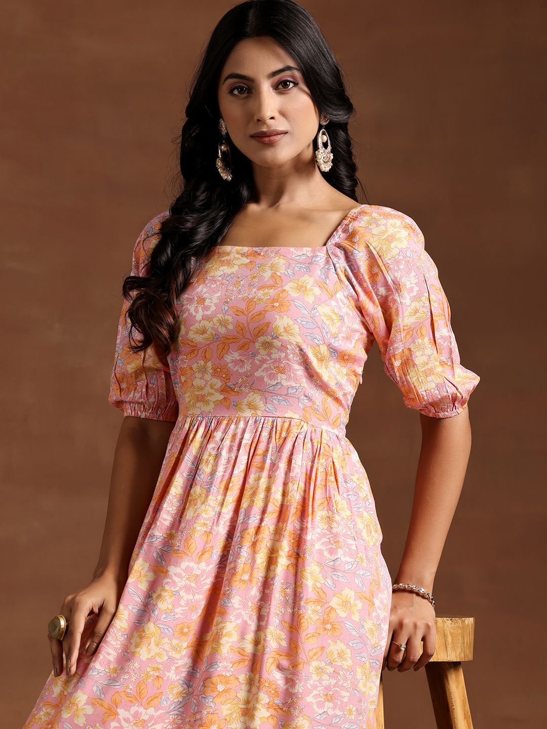 Libas Floral Printed Maxi Dress