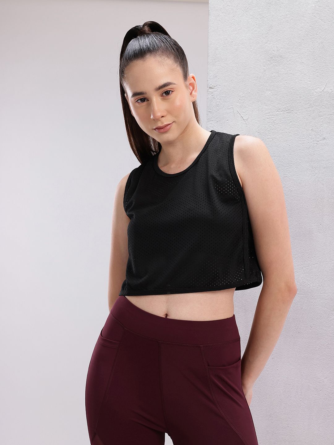 HRX by Hrithik Roshan Perforated Rapid-Dry Training T-shirt