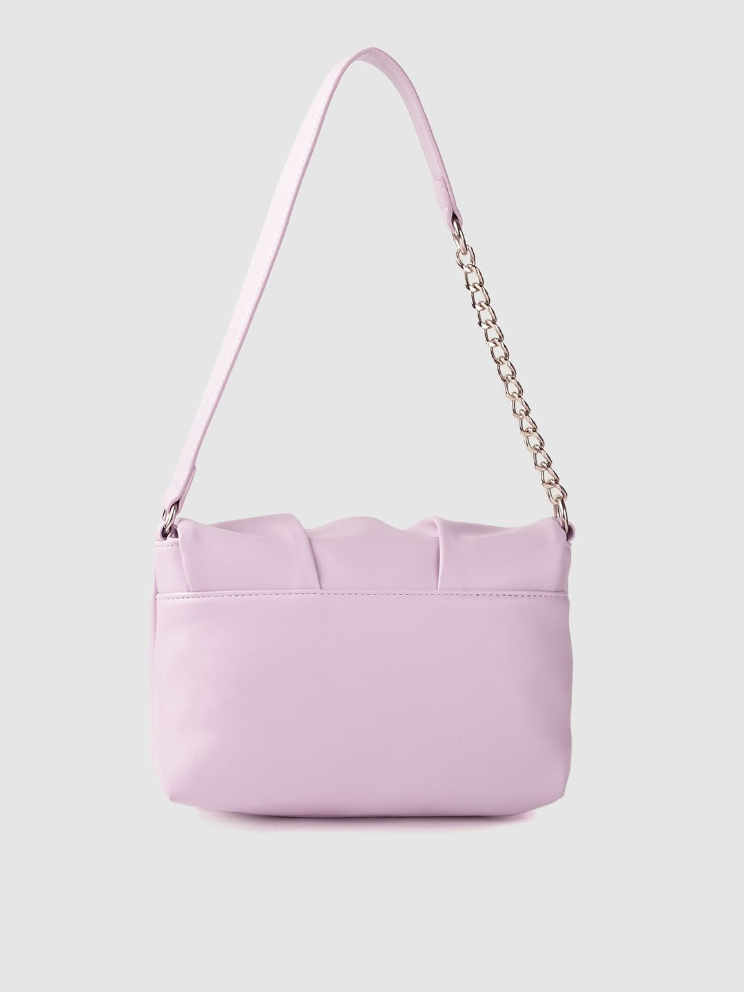 Lino Perros Women Lavender Solid Structured Sling Bag