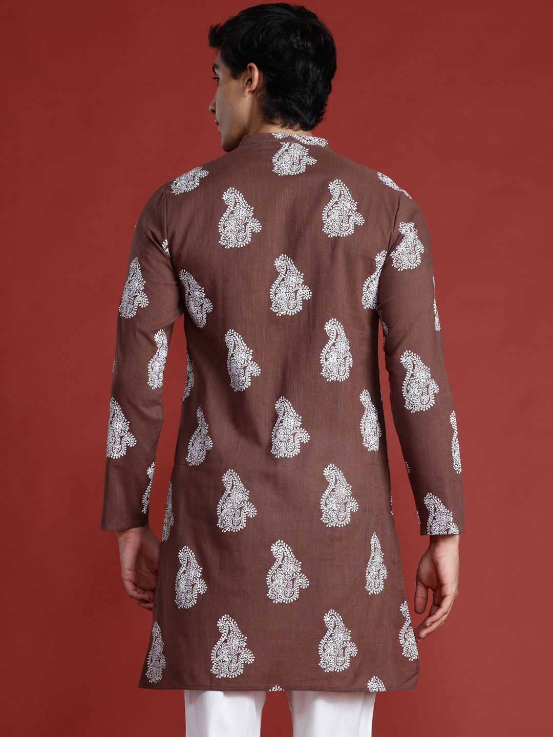 Anouk Paisley Print Pure Cotton Kurta