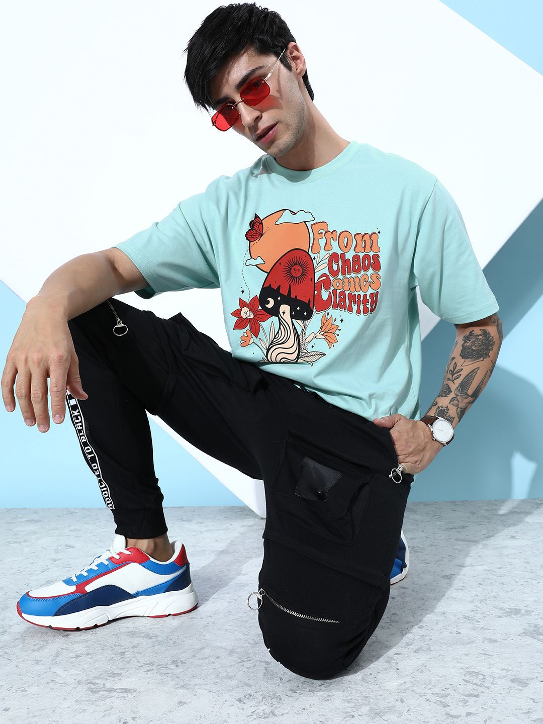 DILLINGER Graphic Printed Oversized T-shirt