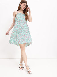 DressBerry Floral Whimsy Smock-N-Flow Dress