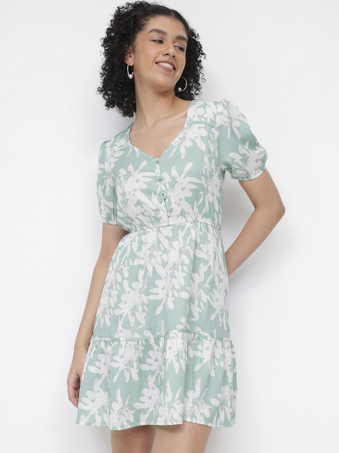 DressBerry Volume Up Tiered Floral Bloom Dress