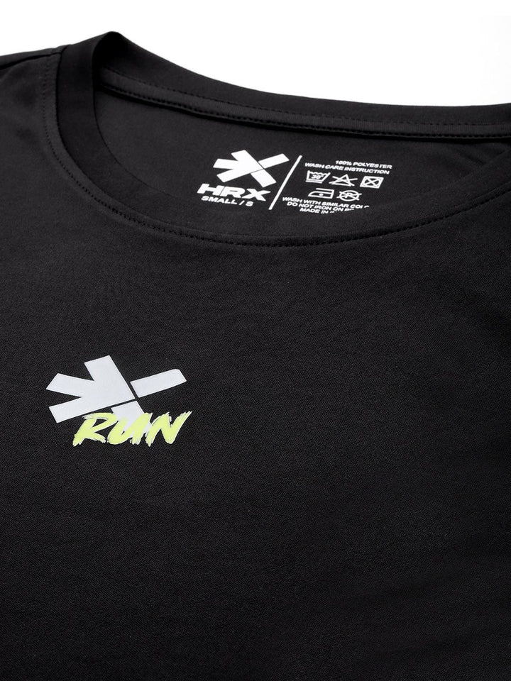 HRX by Hrithik Roshan Rapid-Dry Running Crop T-shirt