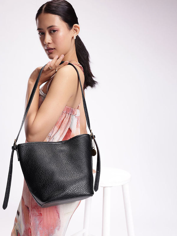 DressBerry Structured Shoulder Bag with Pouch